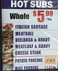 Helmetta Foods Inc menu