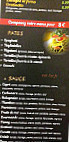 Pizza Presto menu