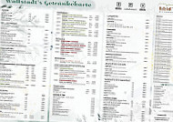 Wallstadt's menu