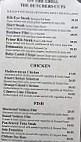 Butchers Steakhouse menu