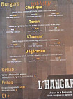 L'hangar menu