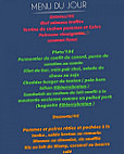 Tonton des Dames menu