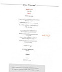 Maison Corbel menu