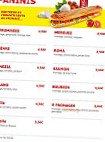 Pizza Roma menu