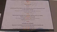 L'ecrin menu