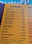 Cafe Del Sol menu