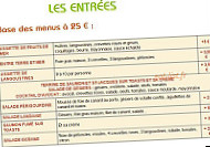 Le Gatinois menu