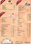 Milano menu