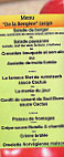 Le Cactus menu