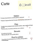 Ô Mirail menu