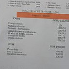 Paraíso Do Alentejo menu