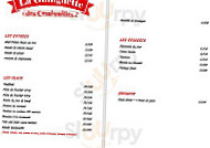 La Guinguette Des Combrailles menu