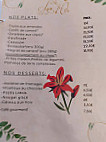 Bistr'ovalie menu