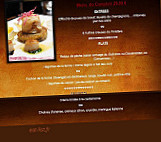 Comptoir des Voyageurs menu