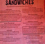 Teddy Joe's Grill menu