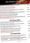 Le Quai Des Saveurs menu