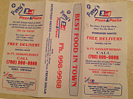 Perry's 2 For 1 Pizza & Pasta menu