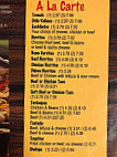 El Ranchero menu