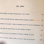 La Fourchette Libre menu