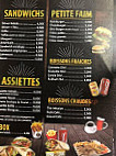 One Kebab menu