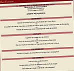 La Demoiselle menu