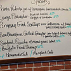 Watermans Grill menu