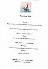 Le Grand Hotel des Bains menu