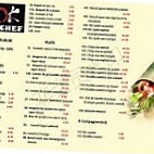 Wok Bon Chef menu