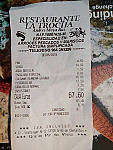 La Trocha menu