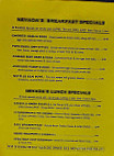 Nevada Diner menu