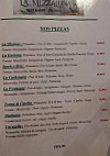 La Mezzaluna menu