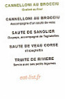 L'ampugnani menu