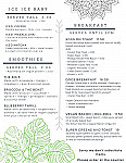 Nourish on North menu