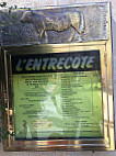 L'entrecôte menu