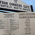 Four Corners Cafe menu