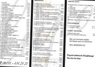 Trattoria Pizzeria Lupo menu