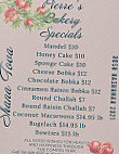 Pierre's Of South Brunswick menu