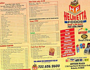 Helmetta Foods Inc menu