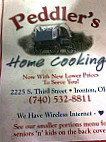 Peddler's Home Cooking menu