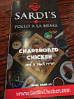 Sardi's Pollo A La Brasa Bowie menu