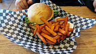 Brown Bag Burgers food