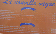 La Nouvelle Vague menu