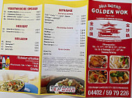 Asia Golden Wok menu