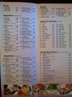 Sushi Ya menu