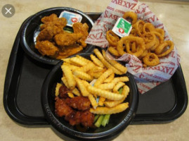 Zaxby's Chicken Fingers Buffalo Wings inside