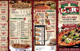 C&r's Pizza food