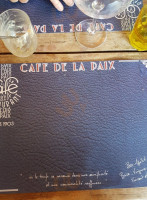 Le cafe de la Paix Valreas food