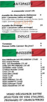 Casa Italia menu