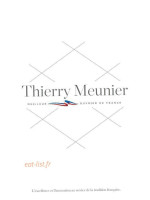 Thierry Meunier menu