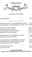 Zum Bayerischen Johann menu